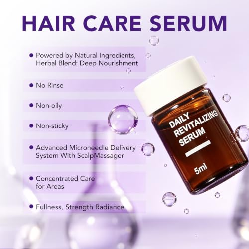 Nuspa Intensive Defense Anti Hair Loss Serum Densifying Scalp Serum Hair Regrowth Treatment For Men,Women Infused with Ginseng, Thuja Leaf Extract,Rosemary Extract — view 3