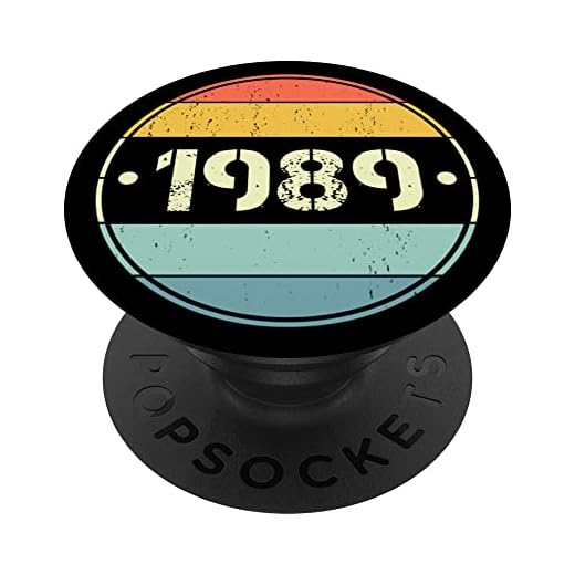 1989 Edición limitada 1989 cumpleaños Popsocket para hombres y mujeres PopSockets PopGrip Intercambiable