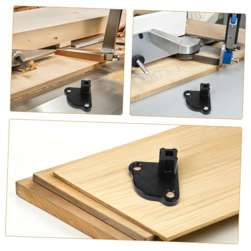 Soporte de base para toldo de 6 piezas y tiendas de campaña en plástico negro resistente 3