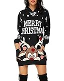 ✬【Ocasiones】: Sudadera navidad estilo de ocio simple y sencillo, perfecto para actividades al aire libre, vacaciones, fiestas, navidad,halloween,clubes, ropa informal diaria, cócteles, viajes, vacaciones, navidad,cómodos y favorecedores para todo tipo de cuerpo; Va bien con jeans, polainas, medias o botas largas; Adecuado tanto para damas como para adolescentes jóvenes.El diseño simple y generoso te hace más joven y dinámico.