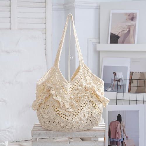 Sac plage tissé ajouré pour transporter facilement vos accessoires - 4