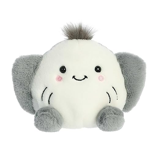 Aurora® Adorable Palm Pals™ Flapjack Stingray™ Stuffed Animal - Fun Collectible Plush for Kids and Adult Collectors - Perfect for Decorating Rooms and Birthday Gifts - White 5 Inches