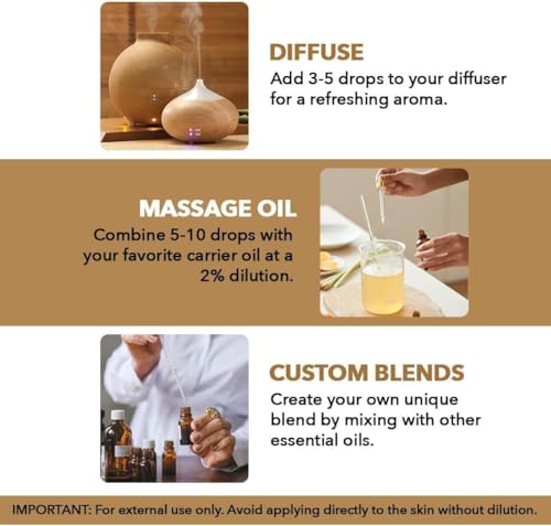 Image of Majestic Pure Frankincense Essential Oil for Diffuser - 4 Fl Oz (Pack of 2) | 100% Natural Essentials Oils Ideal for Humidifier, Air Freshening, Cleaning Home, Bath, Steam Inhalation and Massage