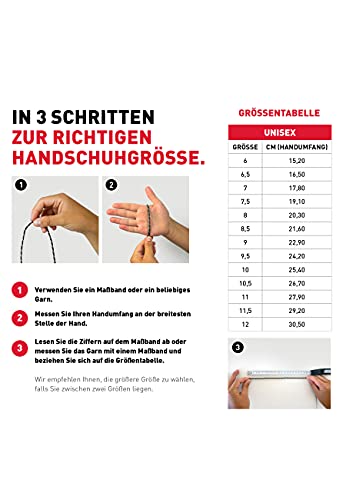 Reusch Diver X R-TEX XT Touch-TEC wasserdichte, Winddichte und atmungsaktive Sporthandschuhe Herren und Damen touchscreenkompatibel für Handy und Tablet