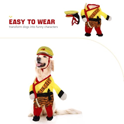 Disfraz Sun Wukong para perro pequeño multifuncional miniatura 7