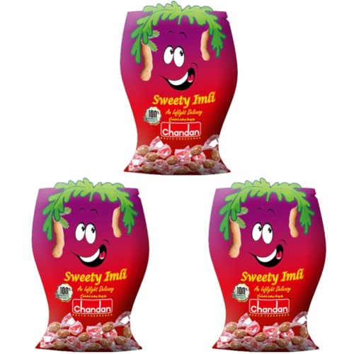 Image of Chandan Mouth Freshener Sweety Imli Sweet and Sour Tamarind Candy | 150 grams | Tamarind Pulp Candy | Rich in Anti-Oxidants (Pack of 3)