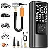 HOVVIDA Compressore Aria Portatile, Compressore Portatile, Compressore Portatile Moto, 150 PSI (10,3 Bar) 5V, Inflazione Rapida, Spegnimento Automatico, LED, per Auto, Moto, Bicicletta, Palla