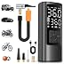 HOVVIDA Gonfleur Pneus Voiture, Compresseur à Air Portatif sans Fil, 150 PSI (10,3 Bar), Gonfleur Electrique, Pompe a Velo, Inflation Rapide, Arrêt Automatique, LED, pour Voiture, Moto, Vélo, Ballon