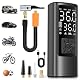HOVVIDA Gonfleur Pneus Voiture, Compresseur à Air Portatif sans Fil, 150 PSI (10,3 Bar), Gonfleur Electrique, Pompe a Velo, Inflation Rapide, Arrêt Automatique, LED, pour Voiture, Moto, Vélo, Ballon