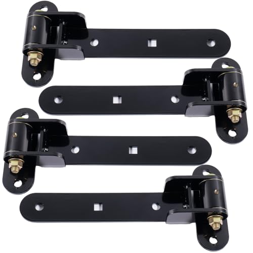 13" Heavy Duty Gate Hinges,900 Lbs Capacity,180° or 90° Smooth Open