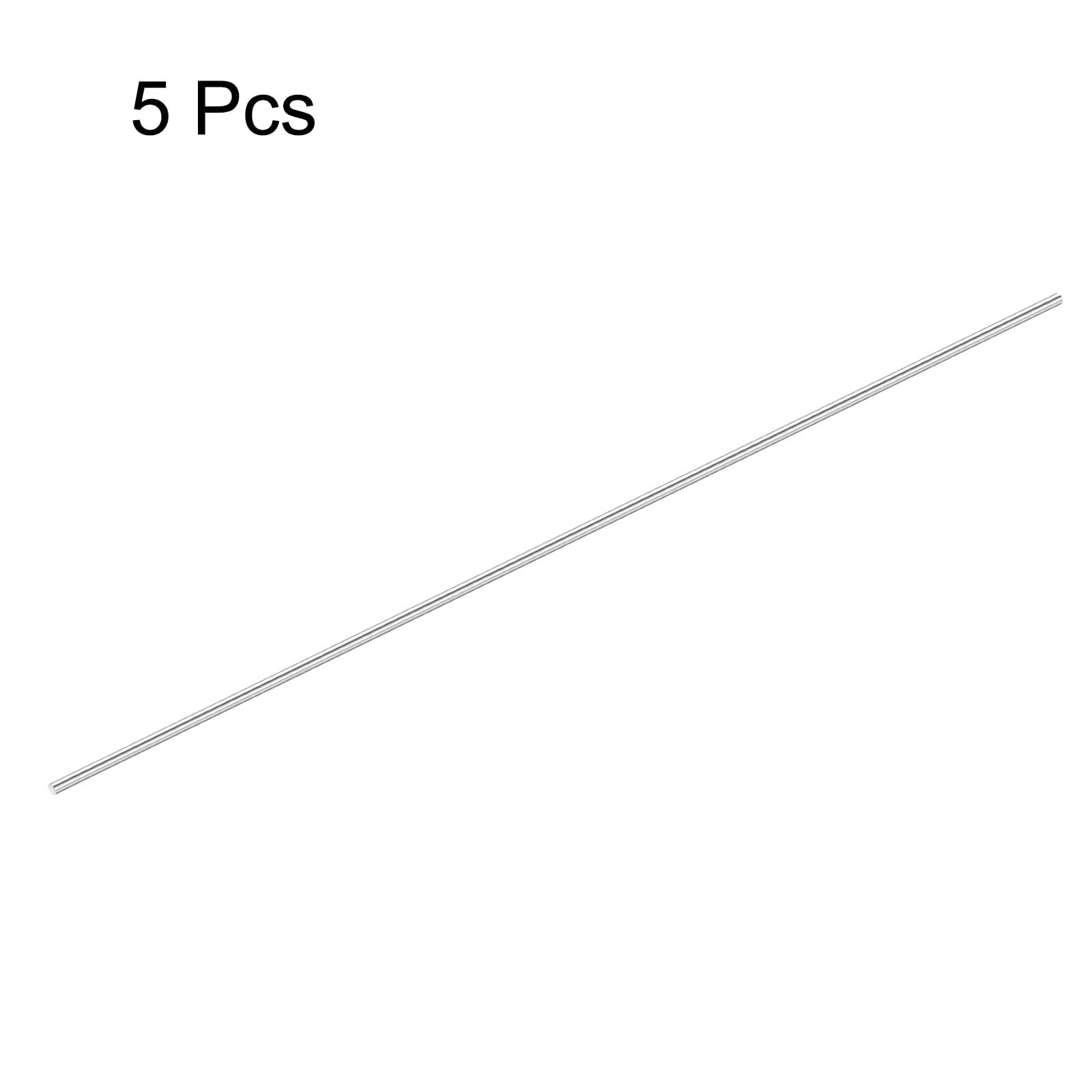 2x Edelstahl Rundstab 316 – 7mm X 100mm, Massiv, Korrosionsbeständig, Für Drehbank & DIY