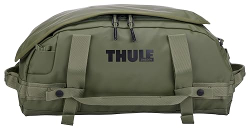 Image of Thule Chasm 30L Duffel - Wide Opening for Easy Packing - Converts to Backpack - Internal mesh Pockets - Padded Bottom - Lockable Zippers - 100% Recycled Fabric, Webbing and mesh