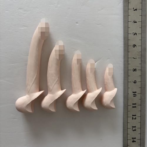 ZHIKE 5PCS/Set 1/6 Scale Male Seamless Body Privacy Part Accessories Model Fit 12 inch Male Action Figure Body Dolls (Pale)