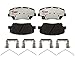 Premium Raybestos Element3 EHT? Replacement Front Brake Pad Set for 2017-2018 Hyundai Santa Fe Sport & 2016-2020 Kia Sorento Model Years (EHT1815H)