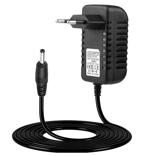 21W 15V 1.4A Cargador Adaptador para Echo(1.ª/2.ª generación), Echo Plus(1.ª generación), Echo Show(1.ª generación), Fire TV(2.ªgeneración), Echo Look, Echo Link, 2M Fuente de Alimentación, Negro