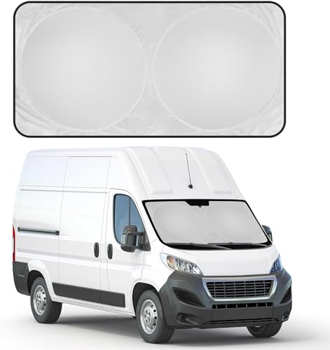 Image of Motor Trend Foldable Car Sun Shade with Storage Bag, Collapsible Sun Visor for Windshield (X-Large, 74 x 37 inches)