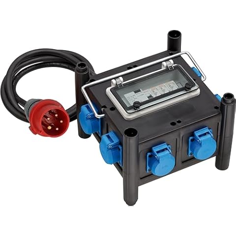 Brennenstuhl Rubber Power Distributor with Circuit Breaker Cover
