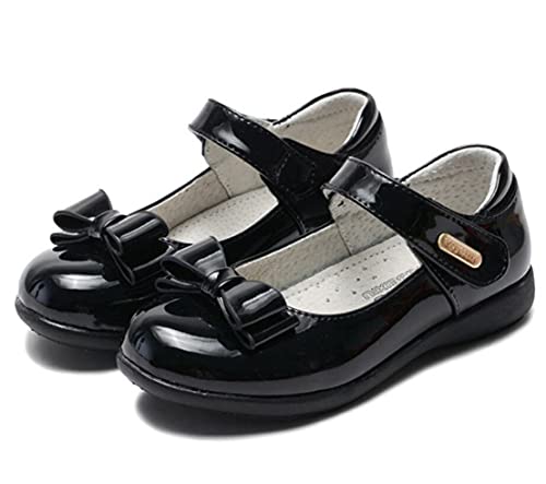Girl's Mary Jane Bowknot Ballet Ballerina Flats Strap School Uniform Dress Shoes(Toddler/Little Kid)2