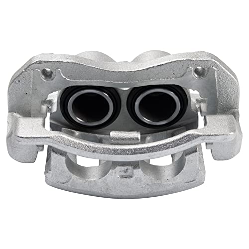 Image of TRQ Front Left Brake Caliper w /Bracket Drivers Side
