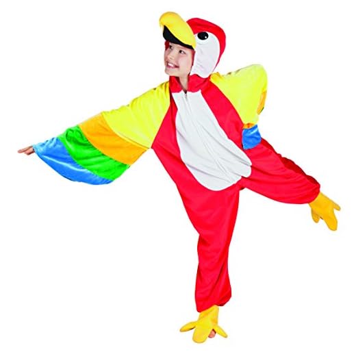 Boland - Disfraz de Loro para Niños, de felpa, para carnaval, fiesta de disfraces