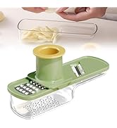 Multifunctional Garlic Grinder, 2026 New Ginger Grater, Portable Vegetable Slicer for Camping, Du...