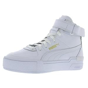 PUMA Cali Sport Top Warm Up Puma White/Puma White 5.5 B (M) : Amazon.it:  Moda