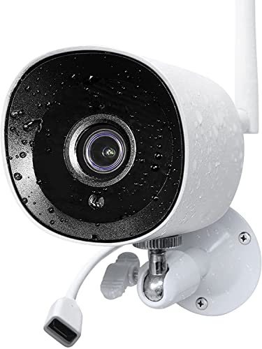 Image of Rraycom 2K WiFi Security Cloud Camera for Outdoor /Home, 3MP Wireless IP Camera(Plug-in) with Night Vision, Motion Detection, IP66 Waterproof, Cloud Storage, Compatible with Alexa /G-oogle Assistant