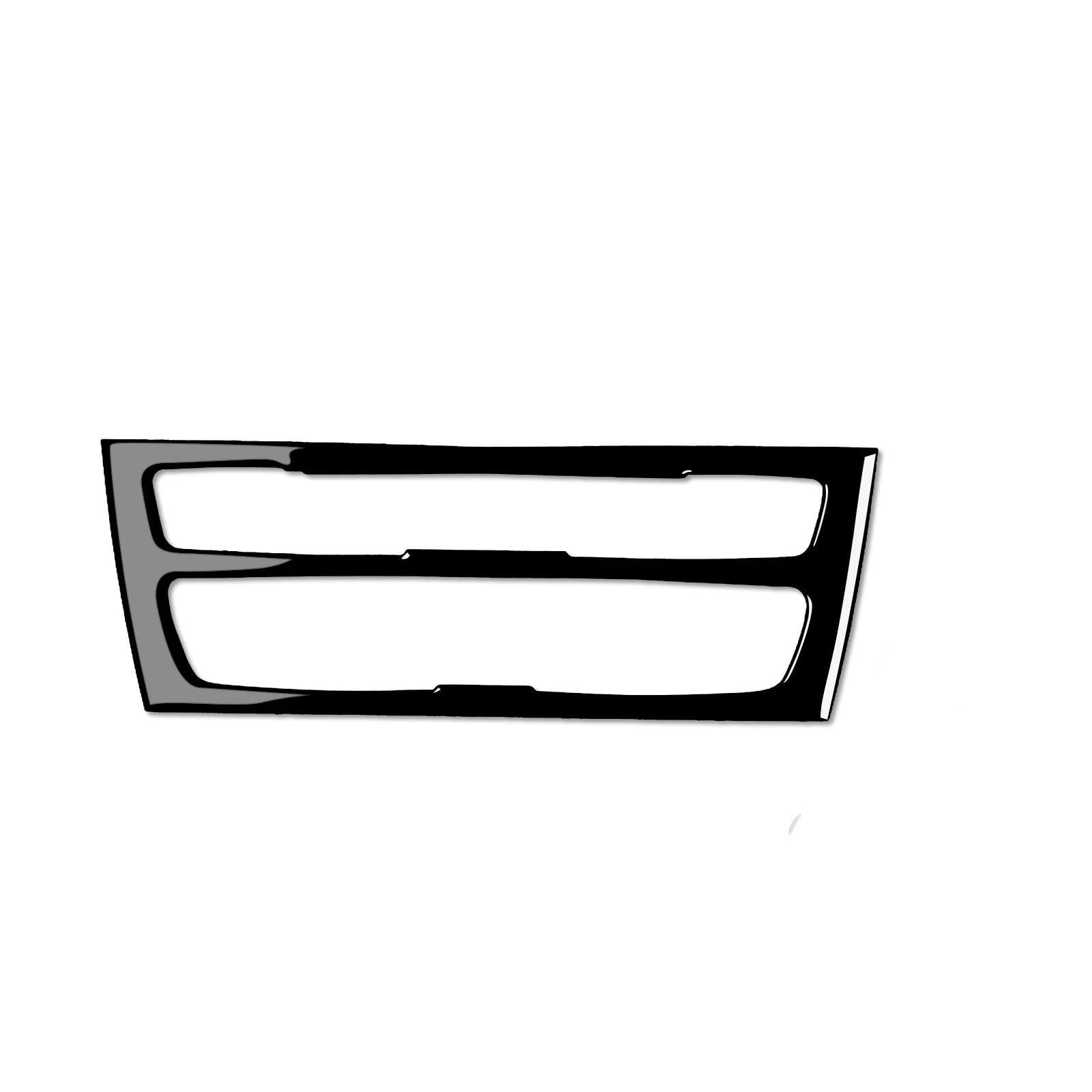 for 1 Series F20 F21 2012 2013 2014 2015 Central Control Panel Decoration Cover Trim Sticker Car Accessories WEFOLCC