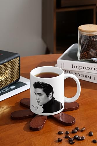 Taza de cerámica Elvis Presley con diseño retrato 315 ml miniatura 5