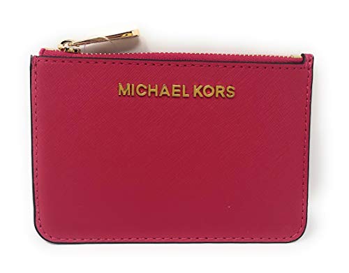 michael kors jet set travel small top zip coin pouch with id holder