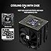 Thermalright Burst Assassin 120 Vision Black CPU Cooler, 2.4inch IPS Display LCD Screen with 320x240 Resolution,Computer High Performance Radiator,for LGA1851/1700 and AM4/AM5,156mm High CPU Cooling