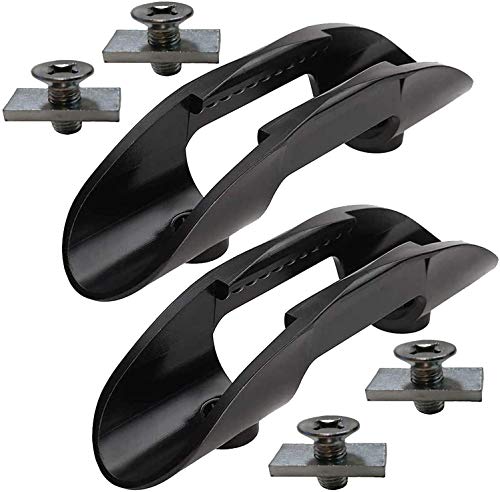 AUXPhome Paddle Holder Kayak Paddle Clip Fishing Net Clip, Track Mount - 2 Pack - No Track, No Paddle