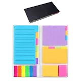 👍 【Aplicación amplia】: Un juego es suficiente para todo propósito, incluye notas con rayas, notas con puntos, notas en blanco y pestañas de índice en diferentes colores, puede satisfacer sus diferentes necesidades de trabajo o estudio.