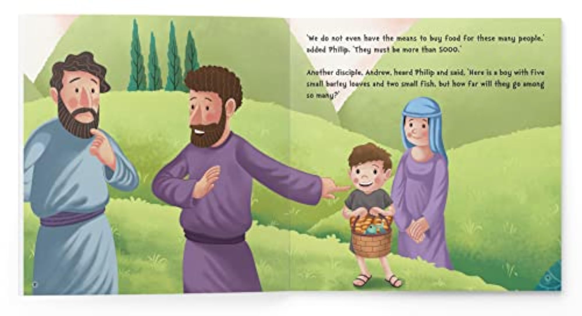 My First Illustrated Bible Story: Jesus Feeds 5000