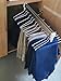 Perchero colgador extraíble 30-80cm, barra Extensible De Acero Para Armario Para Guardar Pantalones, Almacenamiento De Ropa, Barra Para Colgar Ropa Ajustable Para Guardarropa, Ahorro De Espacio