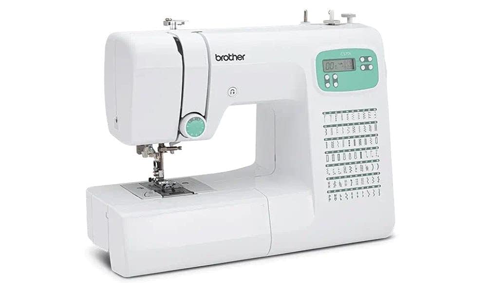 Brother CS70S Macchina da Cucire Elettronica con 70 Punti di Cucito utili, Elastici, Ornamentali,ricami, patchwork Cucitura Automatica, Display Multifunzion