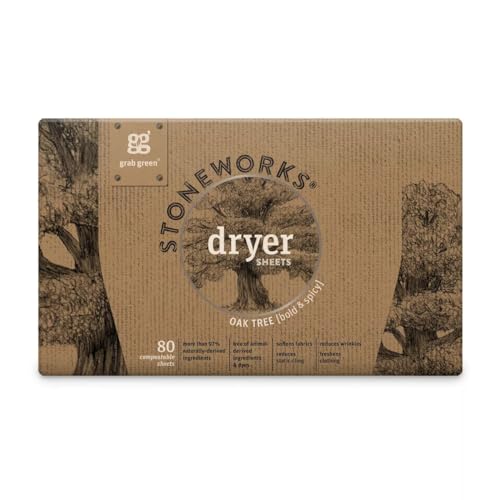 Grab Green Stoneworks Cruelty-Free Dryer Sheets | Softens