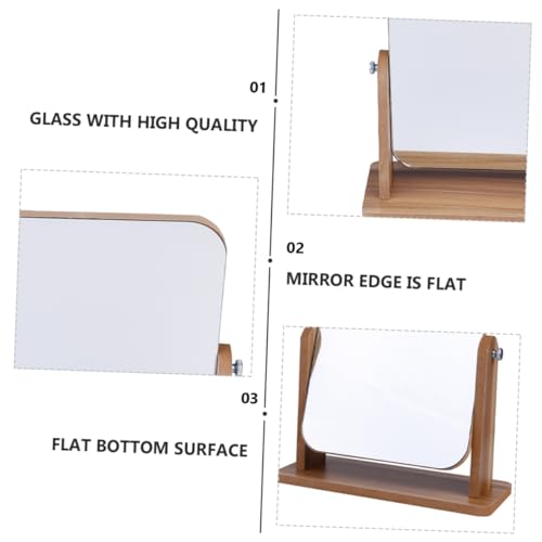 Miroir cosmétique gris avec inclinaison stable pour application maquillage précise - 6