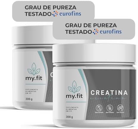 Kit 2x Creatina 100% Pura - Monohidratada, Laudo de Pureza Dispon...