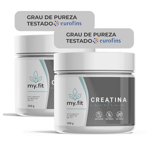 Kit 2x Creatina 100% Pura - Monohidratada, Laudo de Pureza Disponível - Total 600g