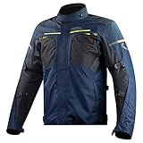 LS2 Endurance Mens Jacket (Blue/Black/Hi-Viz Yellow - Large)