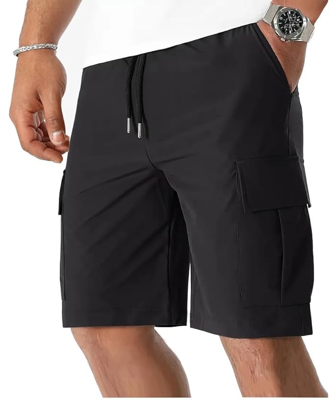 Men Cargo Shorts,Men's Cotton Casual Cargo Shorts for Men, 4 Pocket Cargo Short,Soft Cloth Shorts with Four Pockets, Perfect for Sports and Casual wear-image-26