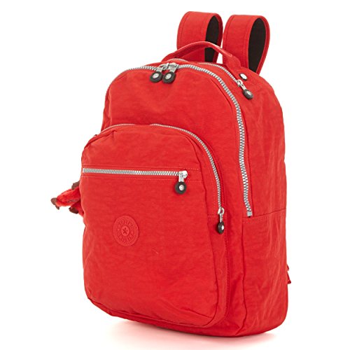 Kipling 大型バックパック ソウル 15インチ ラップトップ、チェリー、長さ13.75インチ x 高さ17.25インチ x 奥行8インチ