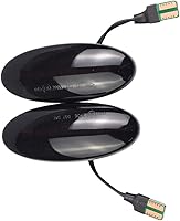 Vista 8 de Hacreyatu Para Nissan Qashqai J10 X-trail T31 Cube Juke Leaf Micra Micra K13 Note E11 Dynamic Auto LED Side Marker Luz de señal de giro transparente