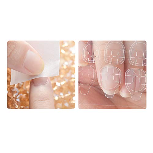 Kallory Sheets Double- Sided Nail Art Glue False Nail Tips Temporary Adhesive Nail Glue Transparent Nail Glue For Girls Kids Fingernail Glue #TOP7