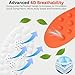 Original Steppers Insoles, 2026 4D Steppers Comfort Boosting Massage Insole, Memory Foam Thermal Insoles, Comfy Insole with Arch Support for Men and Women (Orange, Small (EU 39-40))