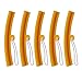 YeenGreen Protecteur Jantes Voiture, 5 Pcs Protecteur de Jante de Pneu de Voiture, Protection de Jante Moto, Bord Protection de Jante, Protecteur Jantes Vélo, Protège Bord de Jante