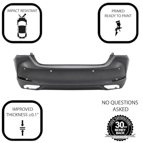 Image of FitParts Compatible with Lexus ES350 2019-2025 Rear Bumper Cover