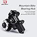 BOLANY Bike Hubs 32 Holes Brake Front 2 Rear 4 Bearings Quick Release Suitable for Shimano HG System 8-12 Speed Aluminum Alloy MTB Hubs