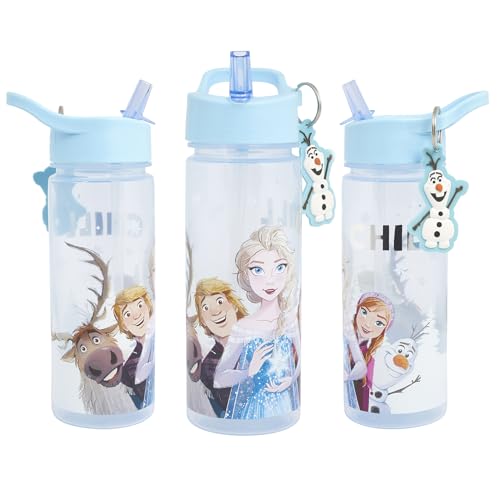 Disney Polar Gear Bouteille d'eau pour enfants avec paille La Reine des Neiges 500 ml – Cadeaux...